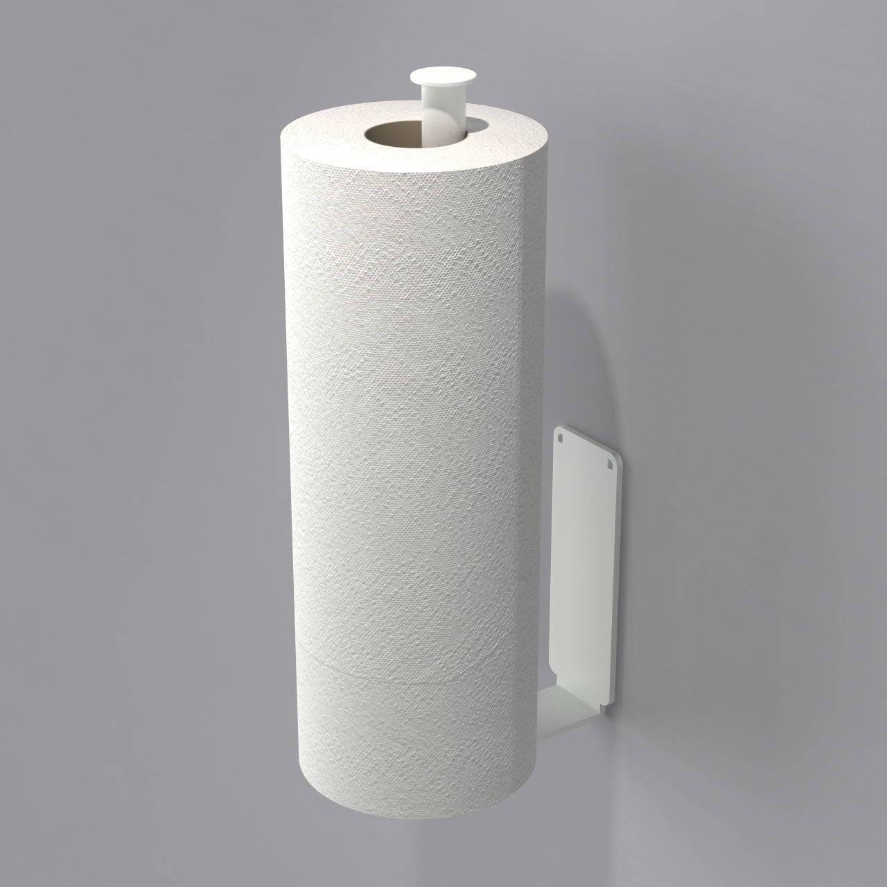 Küchenrollenhalter, zum Kleben oder Schrauben, aus Edelstahl - 