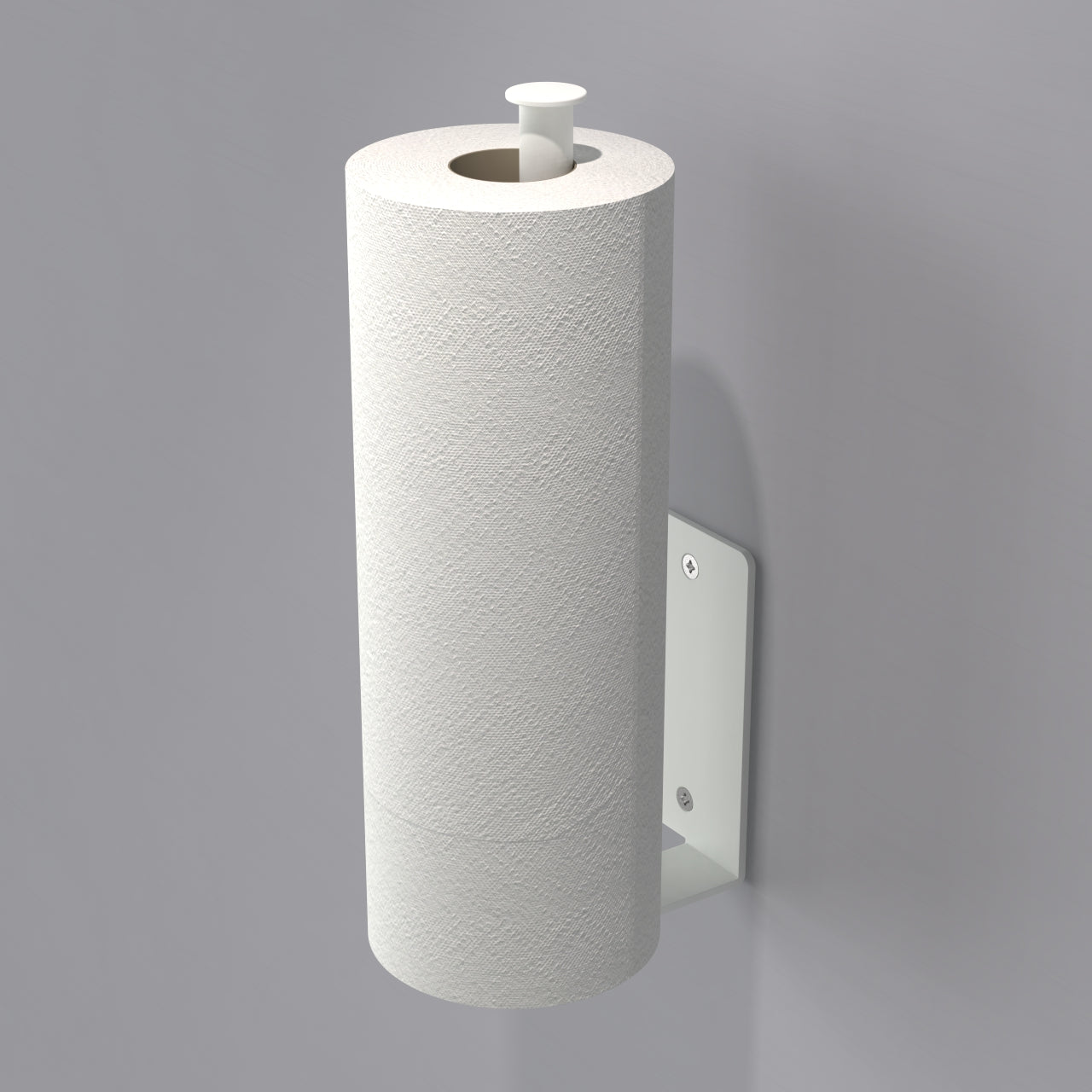 Küchenrollenhalter, zum Kleben oder Schrauben, aus Edelstahl - 