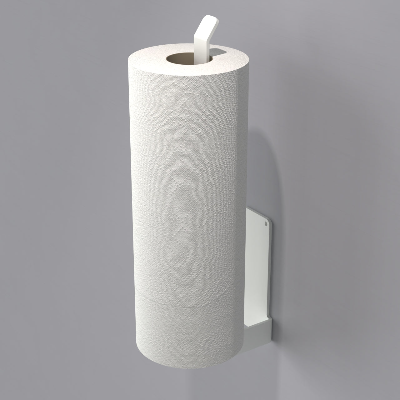 Küchenrollenhalter, zum Kleben oder Schrauben, aus Edelstahl - 